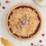 cranberry pie using homemade pie crust