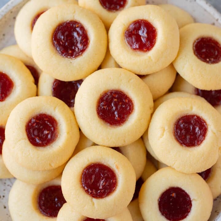 Shortbread Thumbprint Cookies - Easy Recipe for Holidays | TT&E